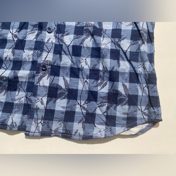 NEW Mens Cremieux Kyoto Long Sleeve Button Down Shirt Cotton Blue - Picture 3 of 8